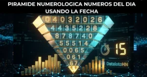 Pirámide numerológica de hoy para La Diaria de Loto Honduras con análisis de aritmética modular en DatalotoHN.