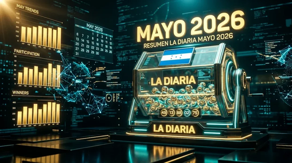 Resumen gráfico de los resultados de la diaria en Honduras durante mayo 2026.