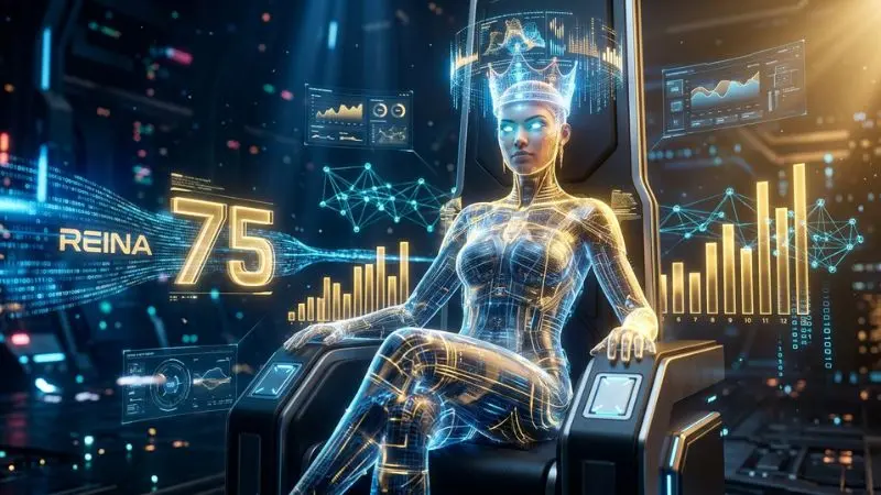 Análisis estadístico del número 75 en la diaria con su símbolo de la Reina en formato digital.