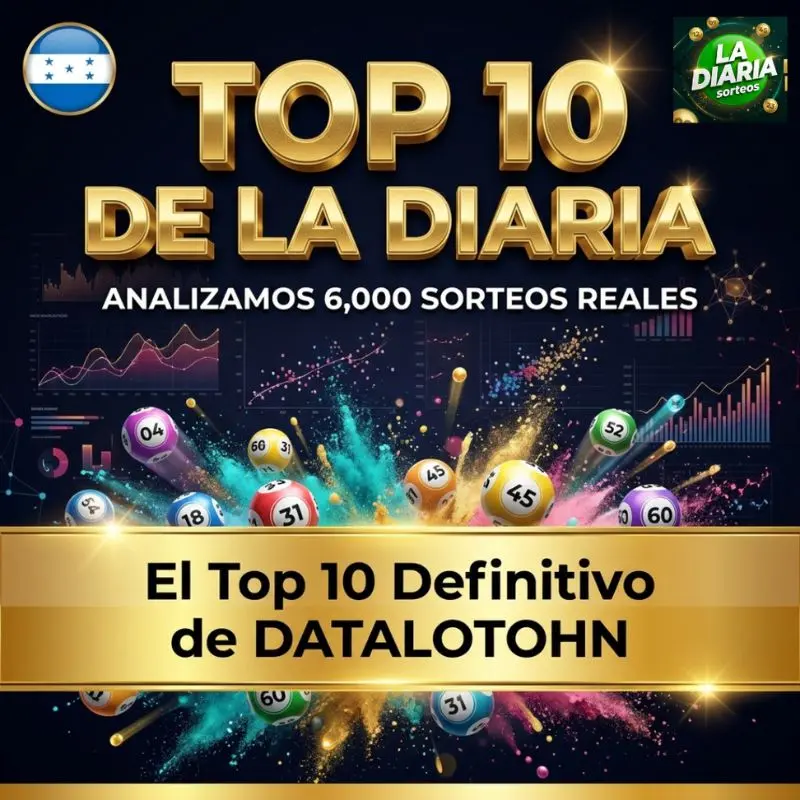 Top 10 de La Diaria - Analizamos 6,000 sorteos reales